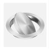 Round Drop-In Stainless Steel Countertop Trash Can Lid view 1