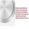 Round Drop-In Stainless Steel Countertop Trash Can Lid view 4