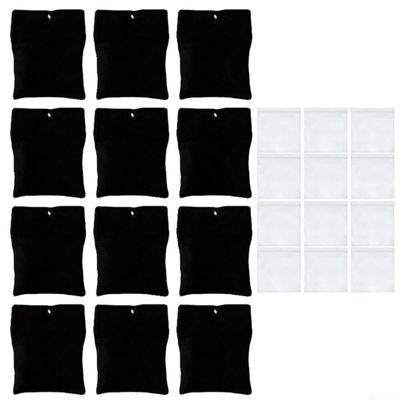 Outdoor Curtain Sandbags, 12-Pack, 425 g, with Clips