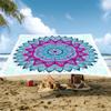 ENEN Waterproof Square Sun Shade Sail, 1.8 x 1.8 m, Meditation Mandala view 2