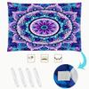 ENEN Waterproof Square Sun Shade Sail, 1.8 x 1.8 m, Meditation Mandala view 4