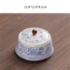 GEK208130 Ceramic Ashtray with Lid, Round view 2