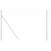 vidaXL Ground-Mounted Euro Fence 10 x 1.2 m Galvanized Steel Silver view 1