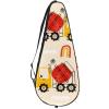 VAPOKF Cartoon Building Cement Truck Tennis Racket Bag, Holds Up to 2 Racquets view 1