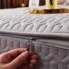 360° Zipper Mattress Cover, Polyester-Cotton, Removable, Light Blue, 140 x 190 + 5 cm view 2