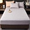 360° Zipper Mattress Cover, Polyester-Cotton, Removable, Light Blue, 140 x 190 + 5 cm view 4
