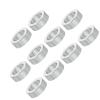 Unifizz M5 Aluminum Spacers, 5.2 mm ID x 8 mm OD x 3 mm L, Unthreaded, 10-Pack view 1