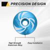 Sourcing Map 3.8 cm (1 1/4 in) OD Bicycle Headset Stem Cap, Aluminum Alloy, Star Nut, M6 Bolt, Blue view 4
