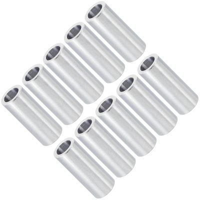 Unifizz M8 Aluminum Spacers, 8.2 mm ID x 12 mm OD x 30 mm L, 10-Pack