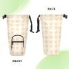 linqin Water Bottle Holder with Pink Flowers, Lightweight Carrying Bag for 20/24/32 oz and 1.2 L Bottles view 2