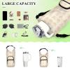 linqin Water Bottle Holder with Pink Flowers, Lightweight Carrying Bag for 20/24/32 oz and 1.2 L Bottles view 3