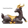 Purple Sand Deer Tea Pet Ornament view 2