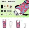 linqin Phlox Insulated Water Bottle Holder with Strap, Fits 20/24/32/1.2 L Bottles view 4
