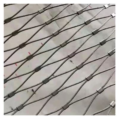 VXHCS Flexible Stainless Steel Cable Mesh, 10 cm/2 mm, 1 x 24 m