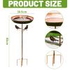 Standing Bird Bath, 30.5 cm, Metal Outdoor Bird Waterer view 2