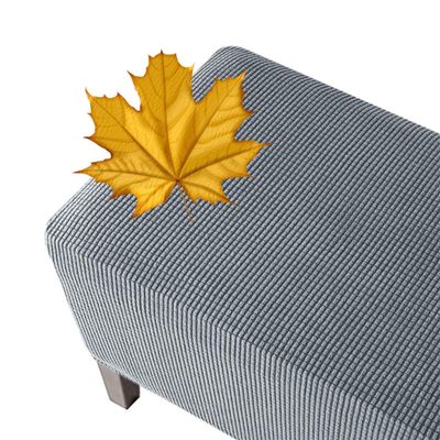 QOEUIUJ Stretch Ottoman Cover, Elephant, 55 x 75 cm