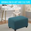 QOEUIUJ Stretch Ottoman Cover, Elephant, 55 x 75 cm view 3