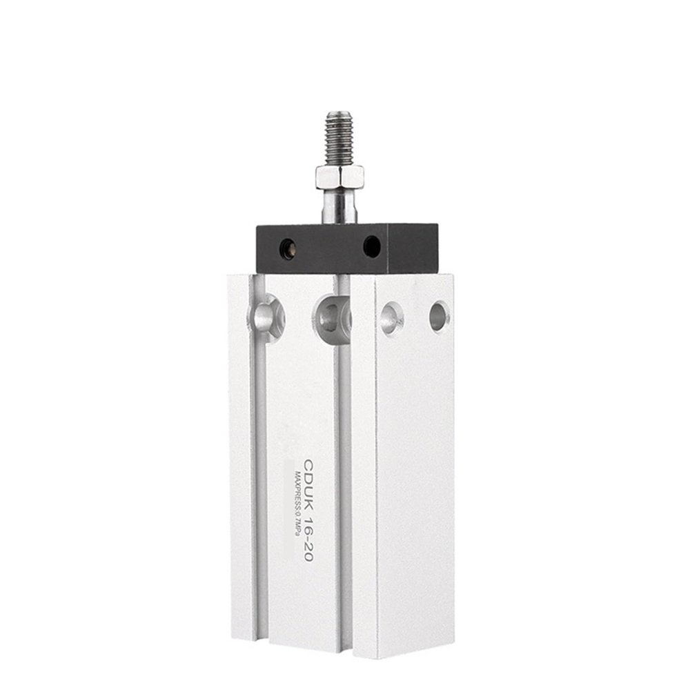 CDUK Series Free-Mount Cylinder, Non-Rotating Rod, Double-Acting, Single Rod, 20 mm Bore