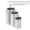 CDUK Series Free-Mount Cylinder, Non-Rotating Rod, Double-Acting, Single Rod, 20 mm Bore view 2