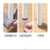 YKAFADE 24-Pack Square Chair Leg Caps, Transparent Floor Protectors, 80 × 80 mm view 4