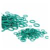 Sealing Washer, Green FKM Fluoroelastomer O-Ring, Round, Oil- and Corrosion-Resistant, 2.65 mm Thick, 63.60 mm ID view 4