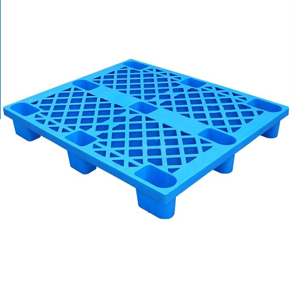 Plastic Logistics Pallets with Hollow-Grid Design, 1000 x 1200 mm
