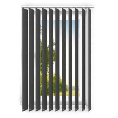 time4blinds Blackout Vertical Blind Complete Set - 150 x 260 cm - Graphite