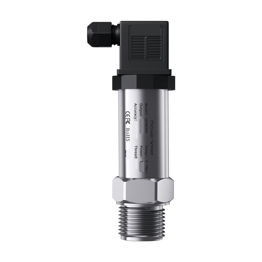G1/4 Pressure Transmitter, 0–3.3 V Output, 5 VDC, Water/Gas/Liquid, −1 to 10 bar, 60 MPa, 20 kPa Vacuum Sensor (0–30 MPa)