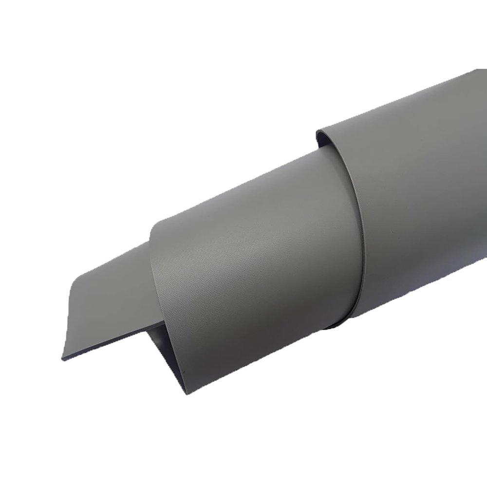 QCKNKMGG Silicone Soldering Mat, Antistatic PVC Workbench Mat, 2 mm Thick, Gray, 60 x 250 cm