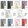 time4blinds Blackout Vertical Blinds Complete Set, 120 x 260 cm, Purple view 2
