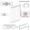 time4blinds Blackout Vertical Blinds Complete Set, 120 x 260 cm, Purple view 3