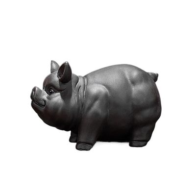 YCCHAH Purple Sand Tea Pet Statue, Kung Fu Tea Decoration