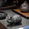 YCCHAH Purple Sand Tea Pet Statue, Kung Fu Tea Decoration view 4