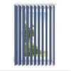time4blinds Blackout Vertical Blind Complete Set, 190 x 270 cm, Blue view 1