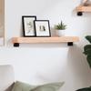 LLEZKBR Wall Shelf & Ledge 60 x 10 x 6 cm Unfinished Solid Oak view 3