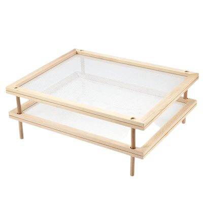 Stackable Wooden Pasta Drying Rack with Air Circulation