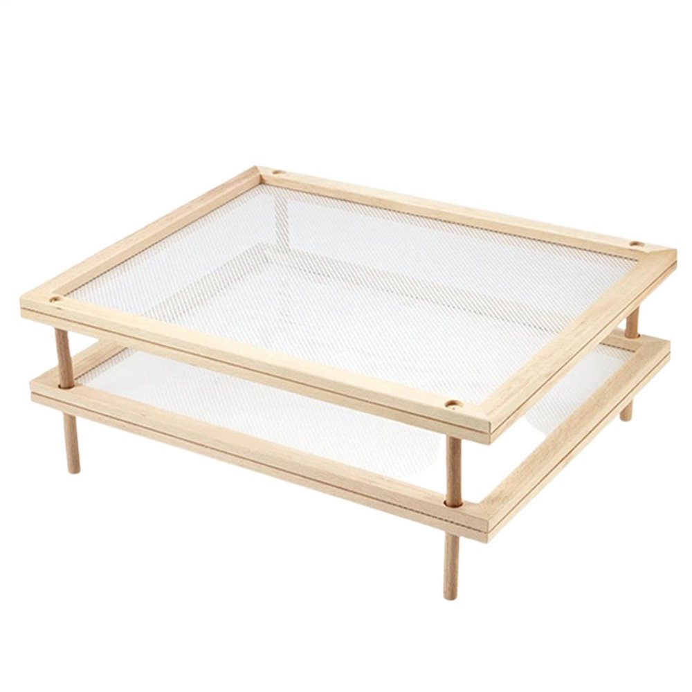 Stackable Wooden Pasta Drying Rack with Air Circulation