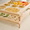 Stackable Wooden Pasta Drying Rack with Air Circulation view 3