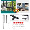 Sturdy Metal Garden Arch, 240 cm, Wedding Trellis for Climbing Roses, Weather-Resistant, Black (2.2 x 2.4 m) view 4