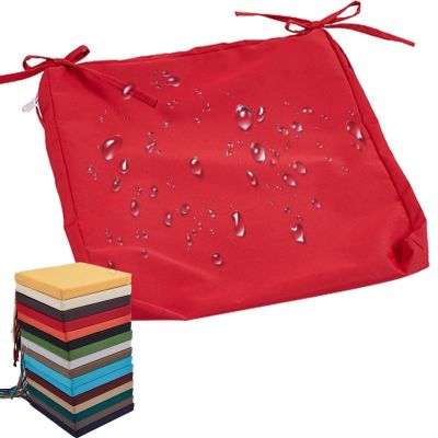 uyeoco Outdoor Seat Cushion Covers, Waterproof, Zippered, 60 x 60 cm & 50 x 50 cm