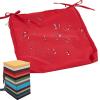 uyeoco Outdoor Seat Cushion Covers, Waterproof, Zippered, 60 x 60 cm & 50 x 50 cm view 1