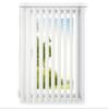 time4blinds Blackout Vertical Blinds Complete Set, 150 x 175 cm, Gray-White view 1
