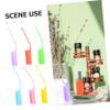 LOLIPPYY 6-Piece 10 mL Silicone Protective Sleeves for Essential Oil Roller Bottles with Flexible Buckle Straps, Travel and Everyday Carry Case view 3