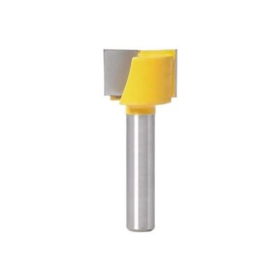 1-Piece 8 mm Shank CNC Face Mill Router Bit, Bottom-Cleaning Wood Cutter, Carbide (No. 3)