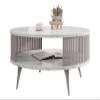 Mirjan24 Rajkon Coffee Table, Round (Bianco Marble/Cashmere) view 1
