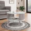 Mirjan24 Rajkon Coffee Table, Round (Bianco Marble/Cashmere) view 2