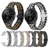 YBAAKZIIR Stainless Steel Watch Band, 20/22 mm, Quick-Release Butterfly Clasp, Silver/Rose Gold view 4