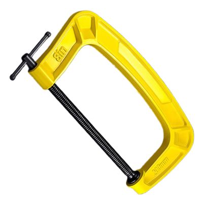 Portable, Sturdy Ductile Iron G-Clamps for Woodworking Projects