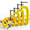 Portable, Sturdy Ductile Iron G-Clamps for Woodworking Projects view 2