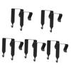 Alipis 5 Sets of Black Metal Over-the-Door Hooks, 2 Pieces per Set view 1